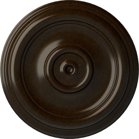 Traditional Ceiling Medallion (Fits Canopies Up To 2 3/4), Hand-Painted Bronze, 12OD X 1P